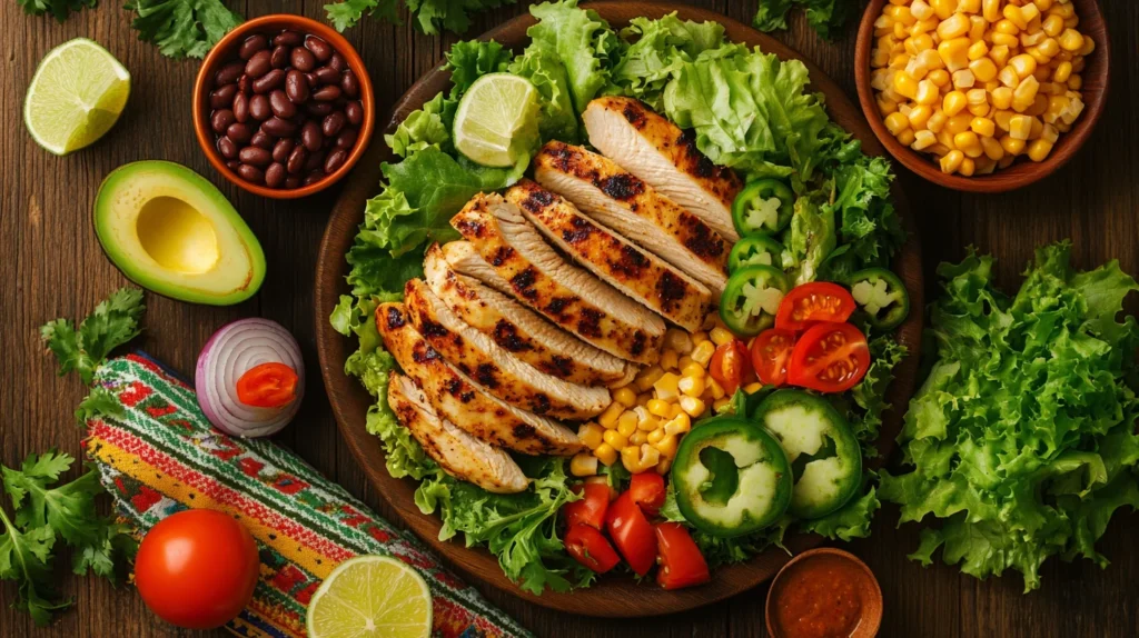 Ingredients for Mexican Chicken Salad
